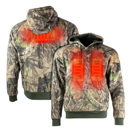 Mobile Warming Men's Mossy Oak Break-Up Country Heated Hoodie Jacket, LG, 7.4V MWJ19M08-29-04